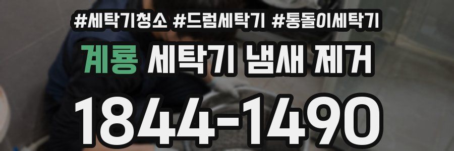 계룡 세탁기 냄새 제거