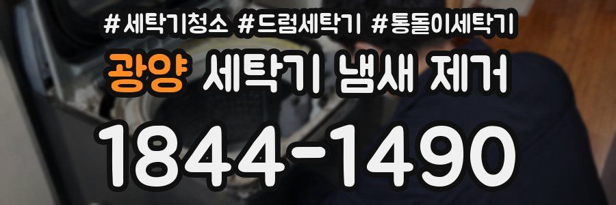 광양 세탁기 냄새 제거