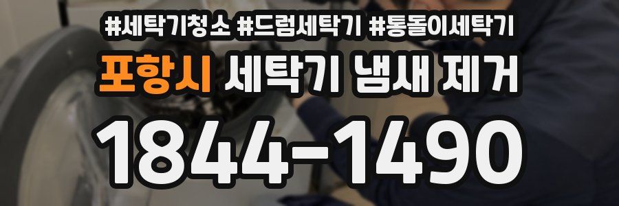 포항시 세탁기 냄새 제거