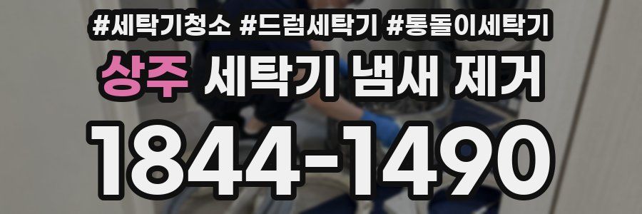 상주 세탁기 냄새 제거
