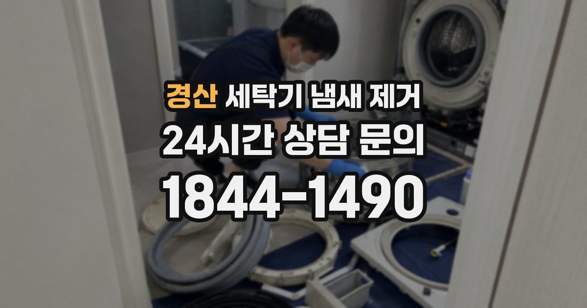 경산 세탁기 냄새 제거