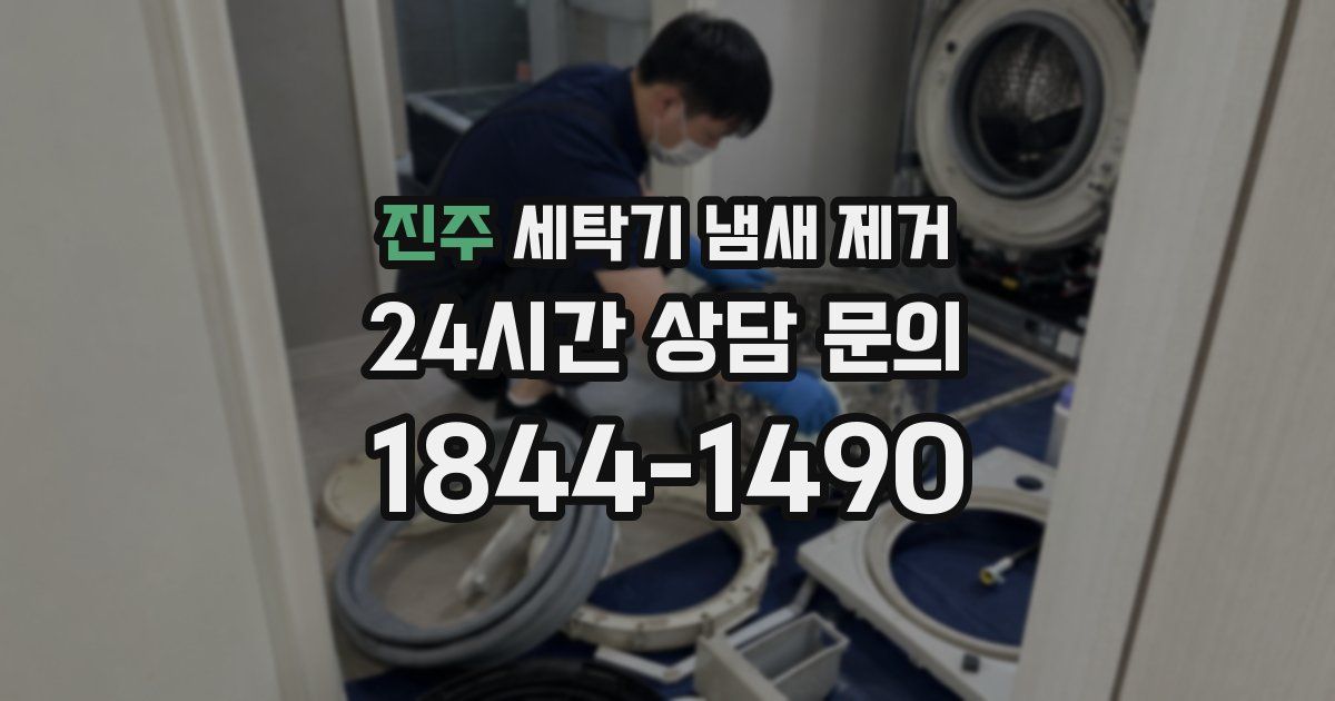 진주 세탁기 냄새 제거