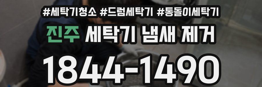 진주 세탁기 냄새 제거