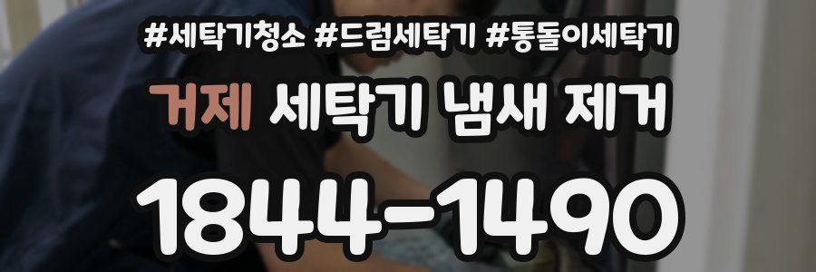 거제 세탁기 냄새 제거