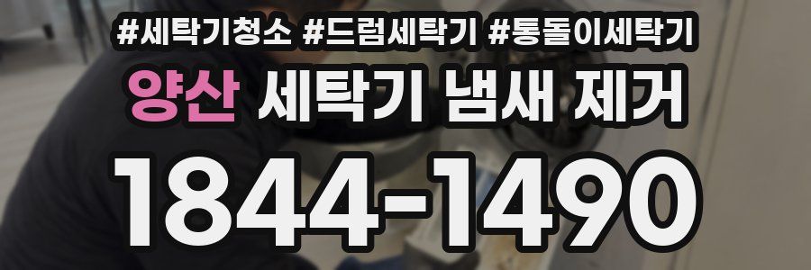 양산 세탁기 냄새 제거