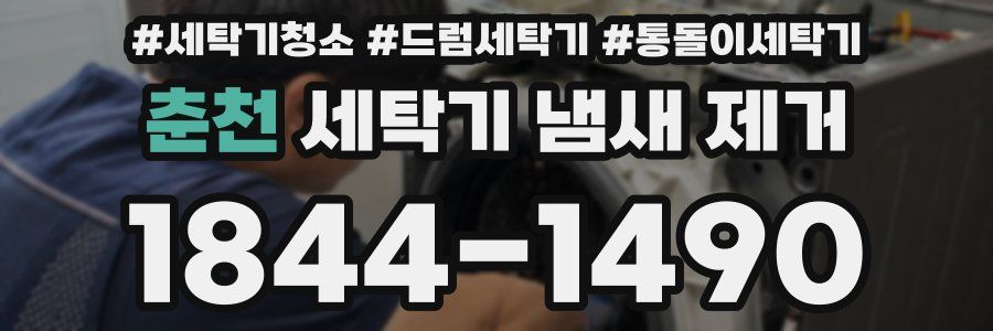 춘천 세탁기 냄새 제거