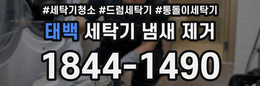 태백 세탁기 냄새 제거