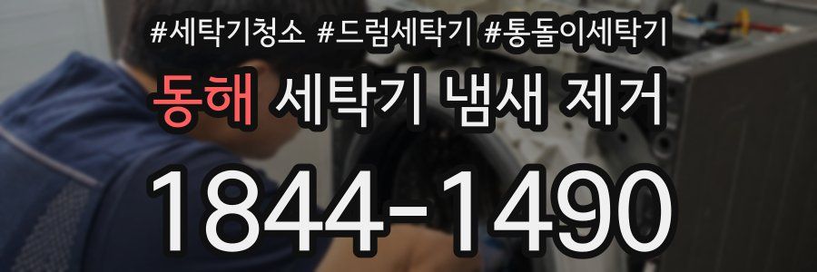 동해 세탁기 냄새 제거