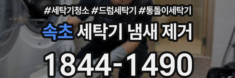 속초 세탁기 냄새 제거