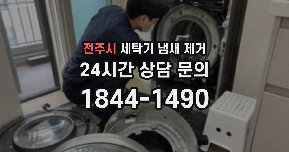 전주시 세탁기 냄새 제거