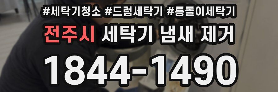 전주시 세탁기 냄새 제거