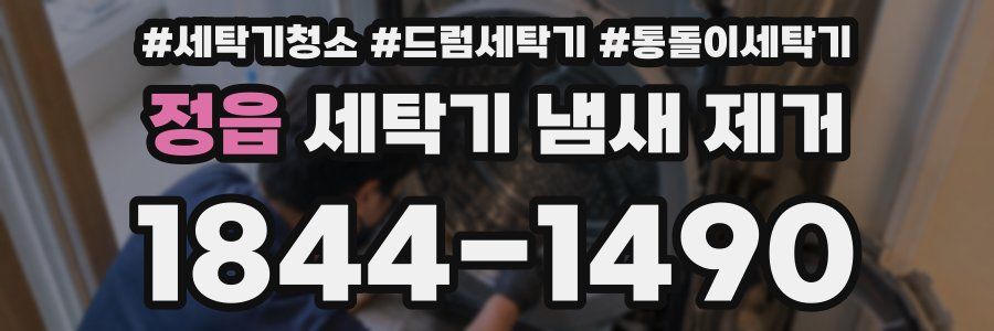 정읍 세탁기 냄새 제거