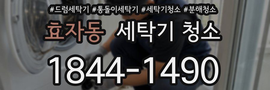 효자동 세탁기 청소