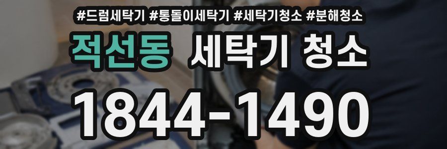 적선동 세탁기 청소