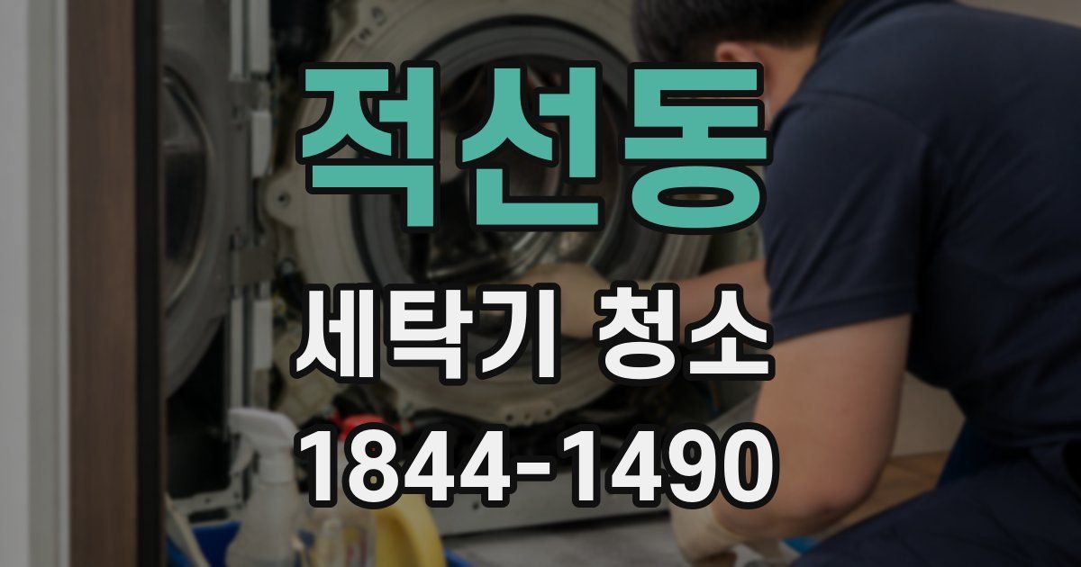 적선동 세탁기 청소