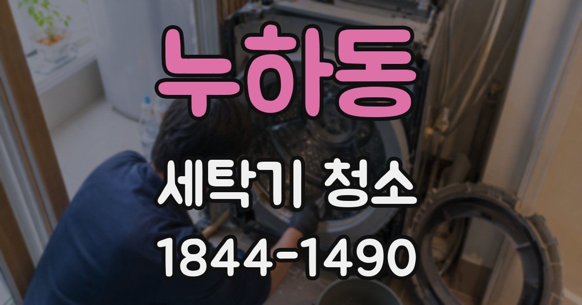 누하동 세탁기 청소