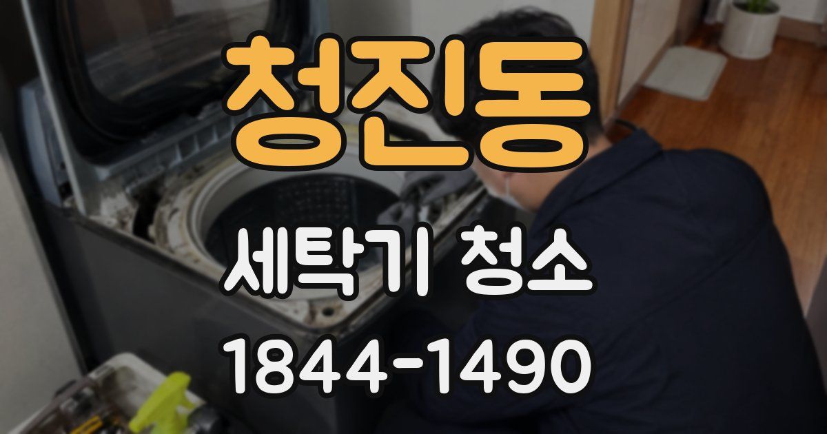 청진동 세탁기 청소