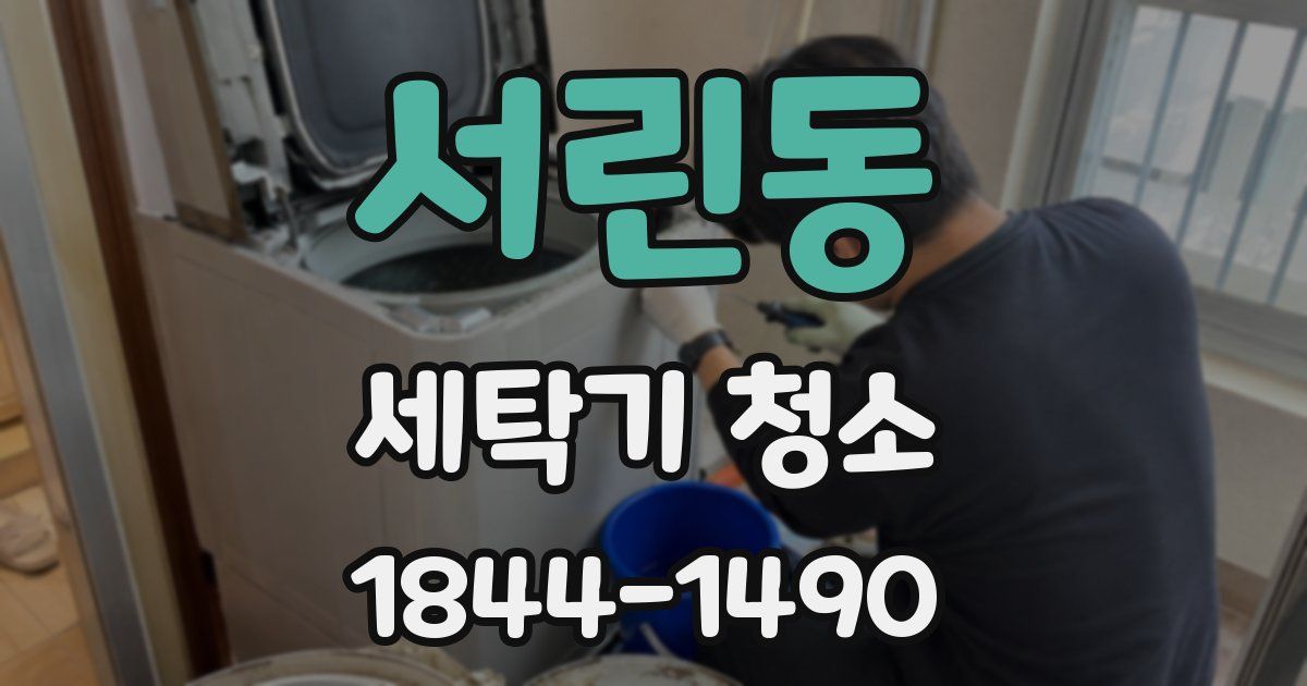 서린동 세탁기 청소