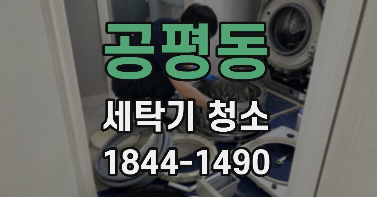 공평동 세탁기 청소