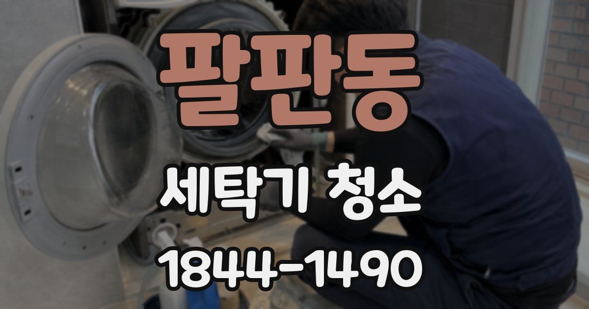 팔판동 세탁기 청소