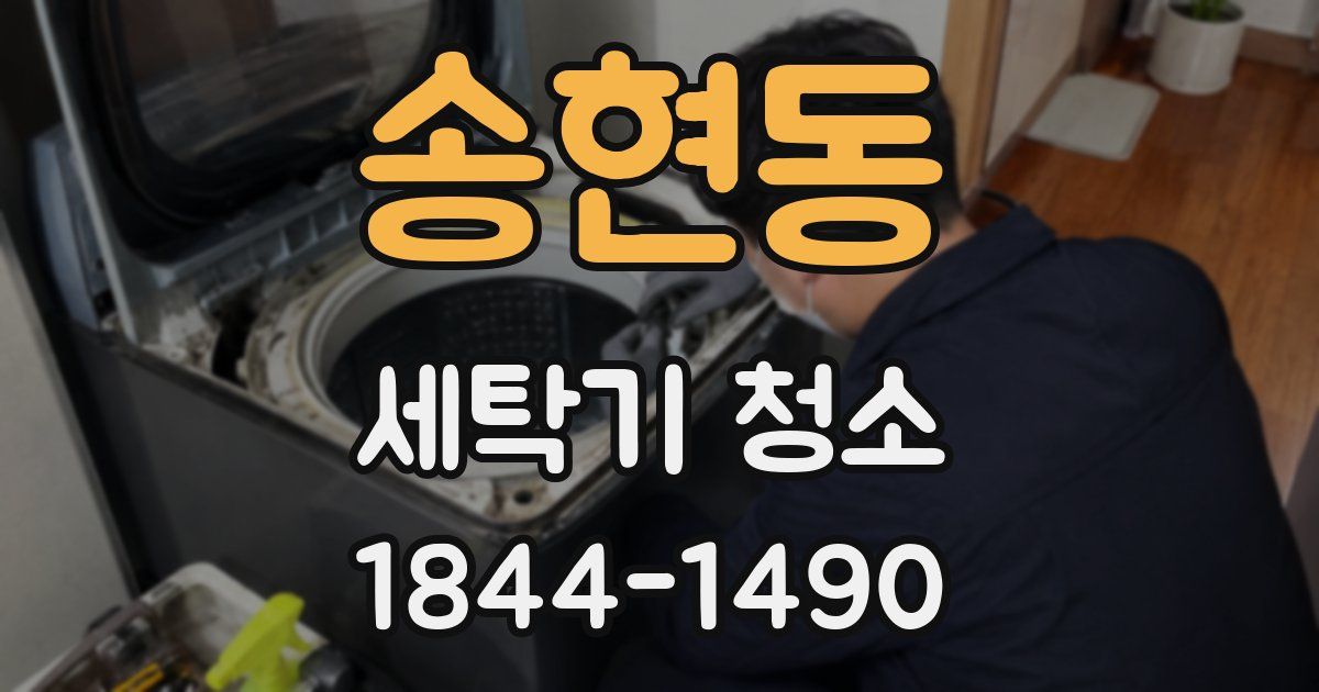 송현동 세탁기 청소