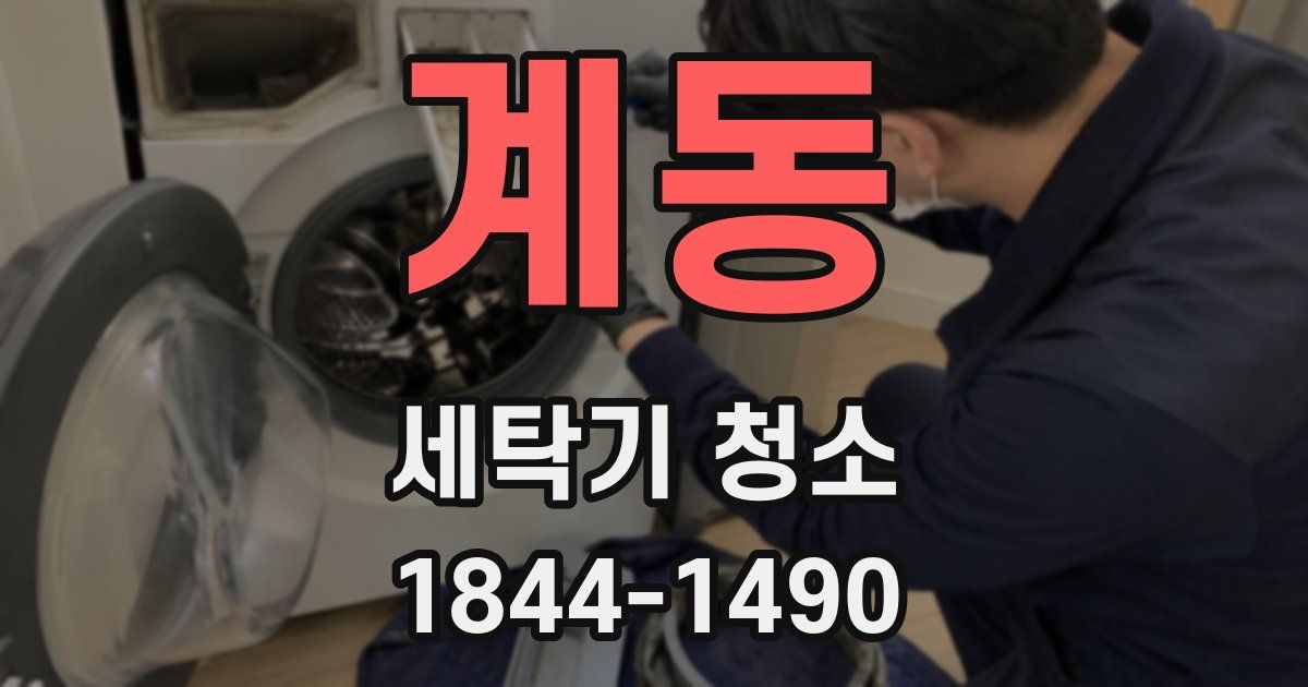 계동 세탁기 청소