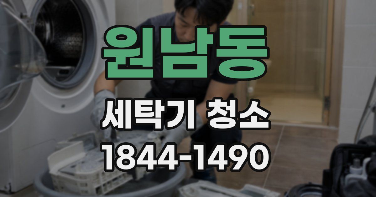 원남동 세탁기 청소