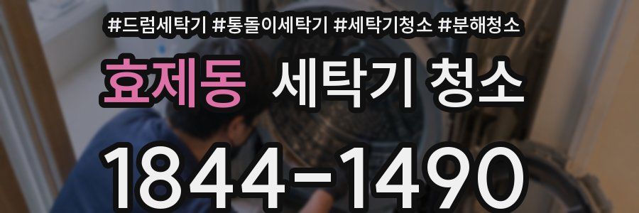 효제동 세탁기 청소