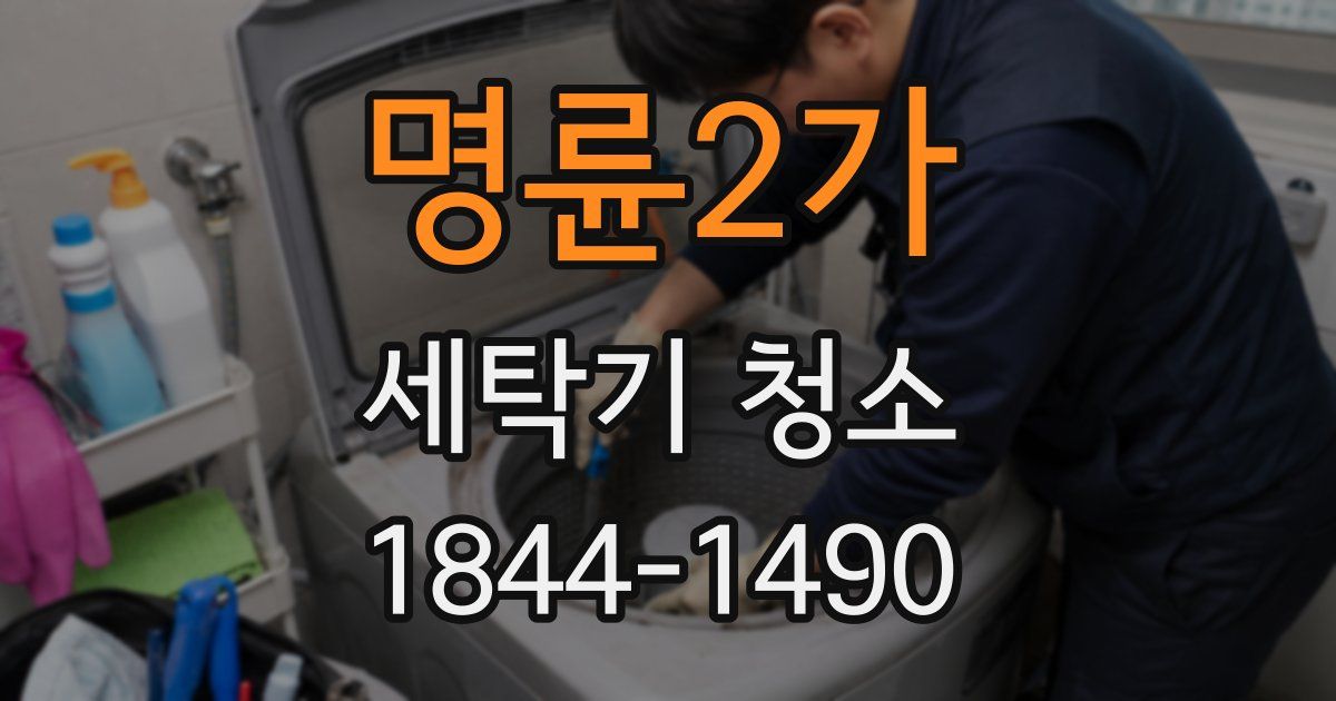 명륜2가 세탁기 청소