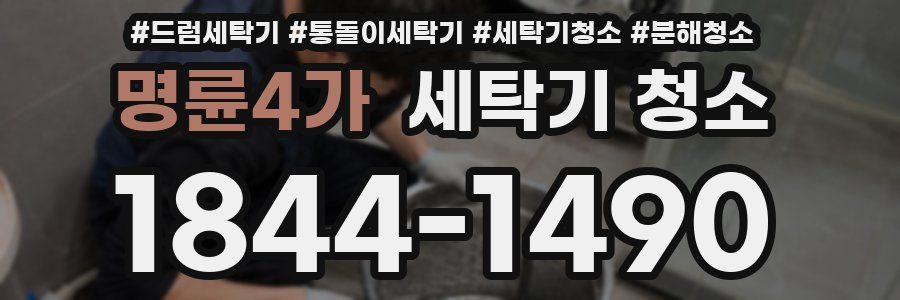 명륜4가 세탁기 청소