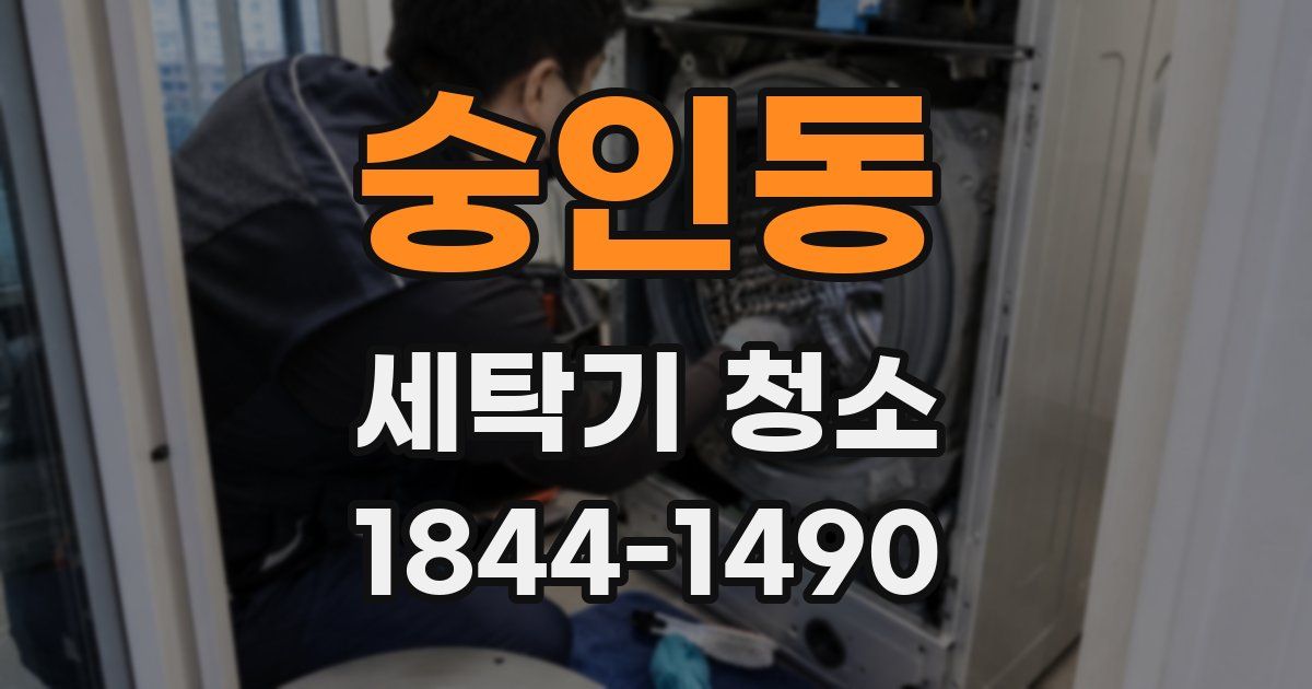 숭인동 세탁기 청소