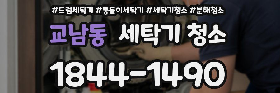 교남동 세탁기 청소