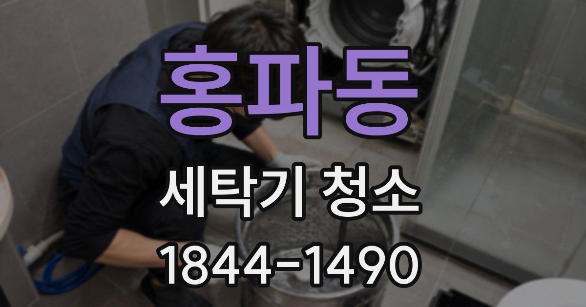 홍파동 세탁기 청소