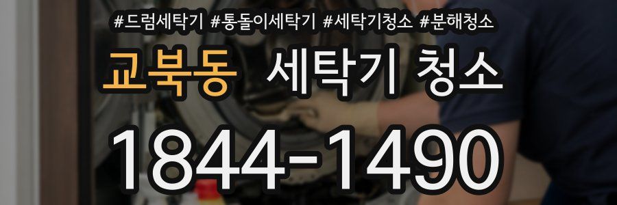 교북동 세탁기 청소