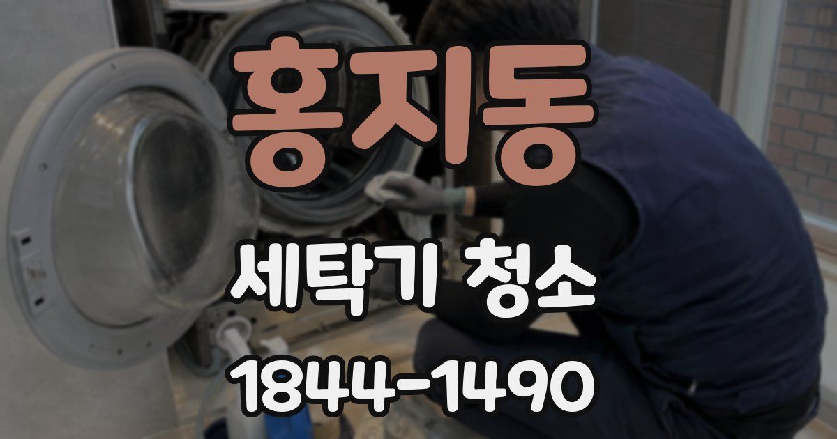 홍지동 세탁기 청소