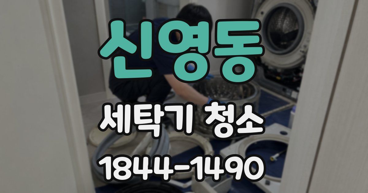 신영동 세탁기 청소