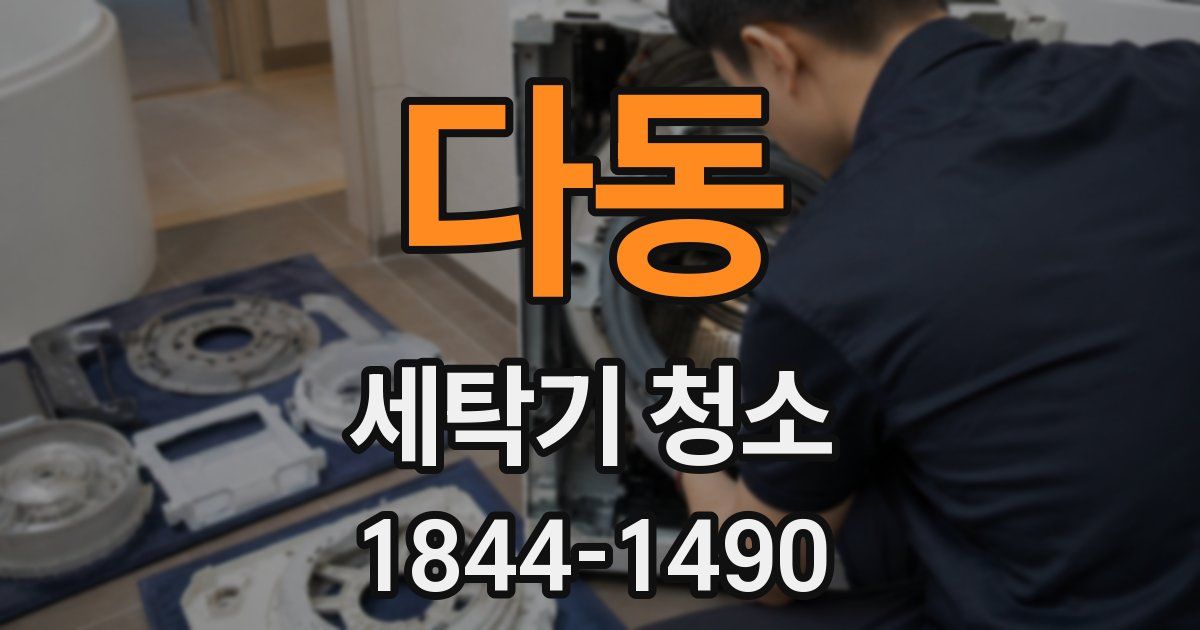 다동 세탁기 청소