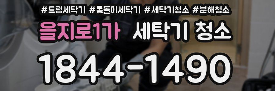 을지로1가 세탁기 청소