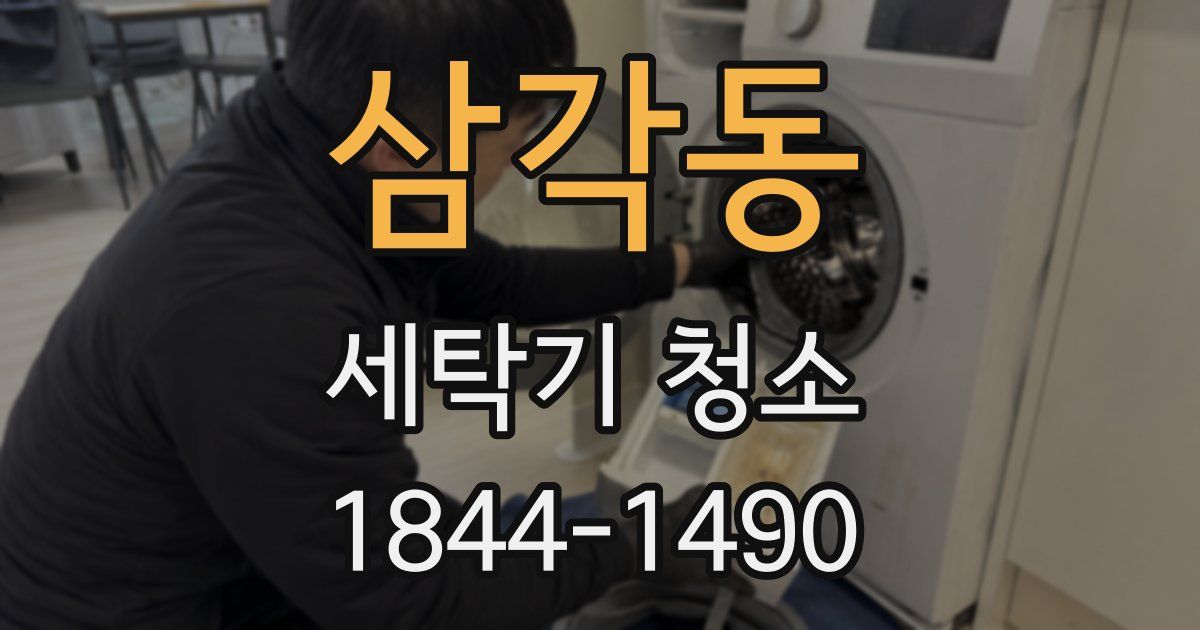 삼각동 세탁기 청소
