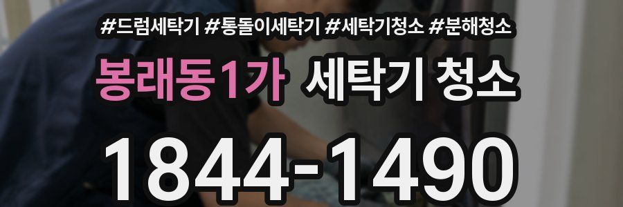 봉래동1가 세탁기 청소