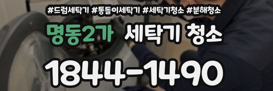 명동2가 세탁기 청소