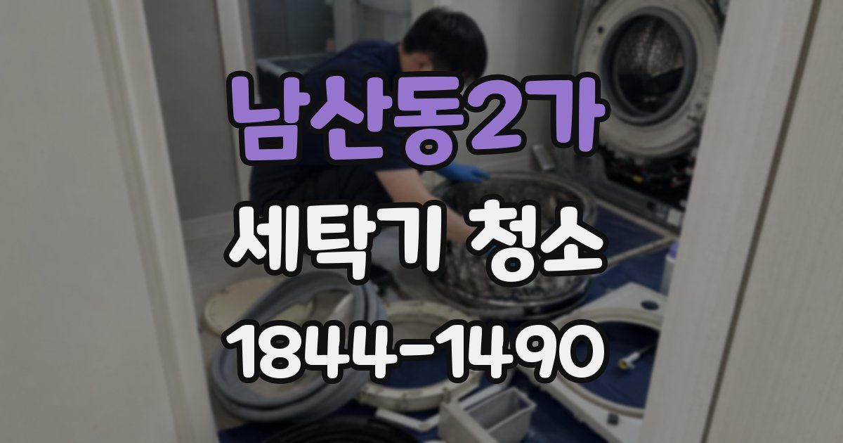남산동2가 세탁기 청소