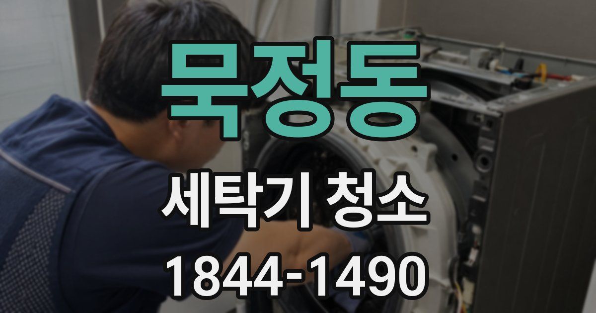 묵정동 세탁기 청소