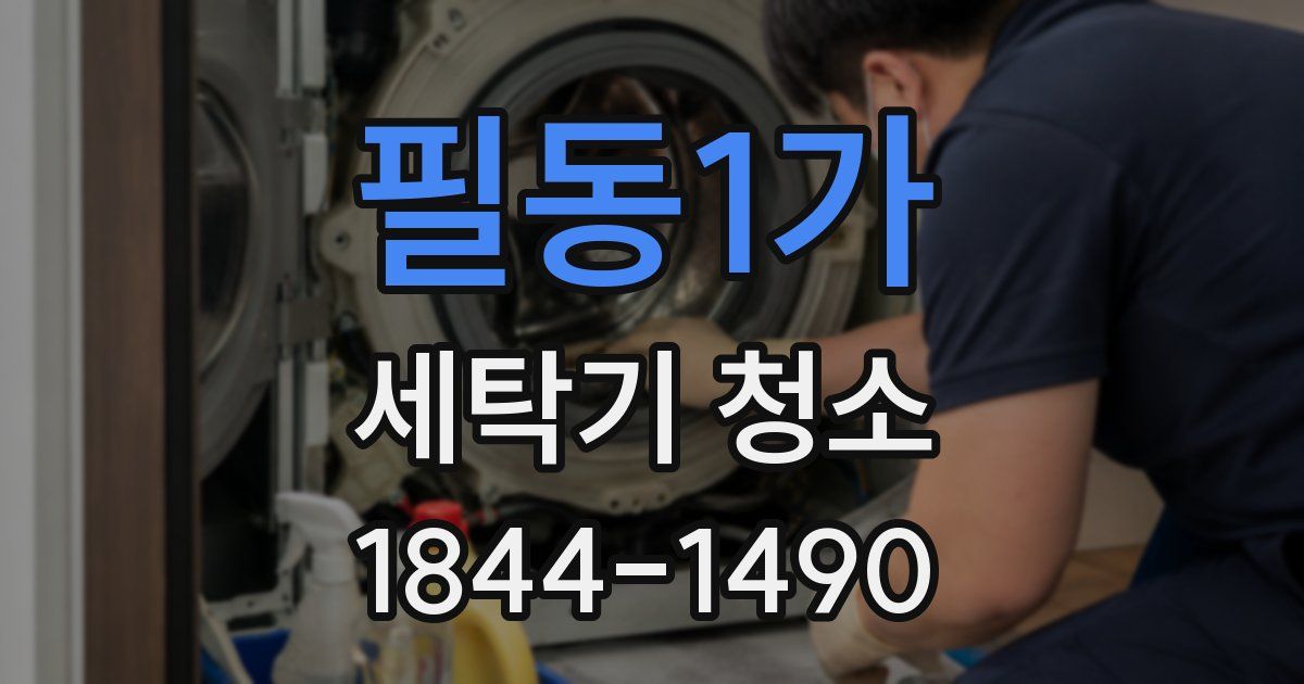 필동1가 세탁기 청소