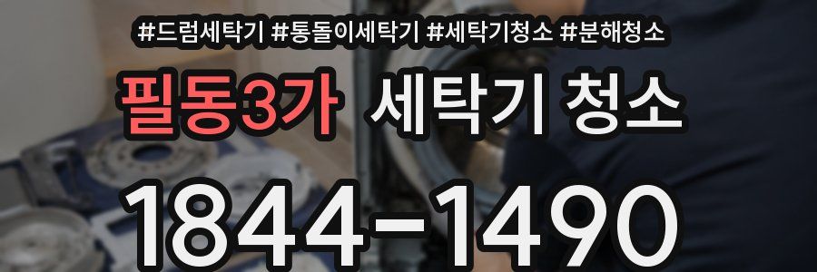 필동3가 세탁기 청소