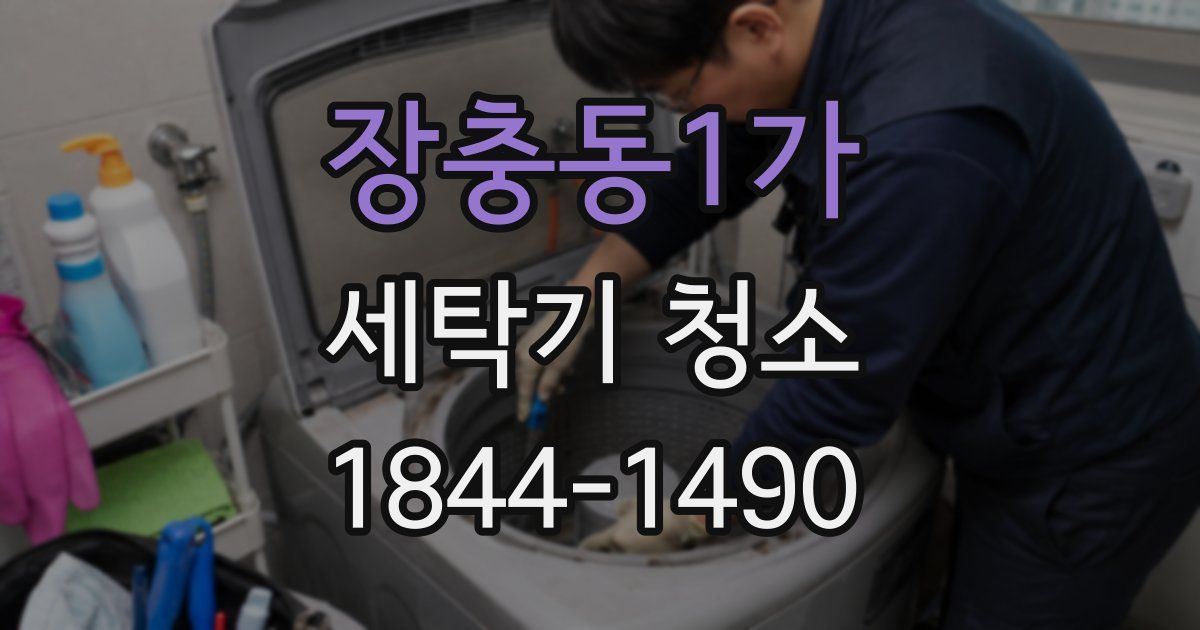장충동1가 세탁기 청소
