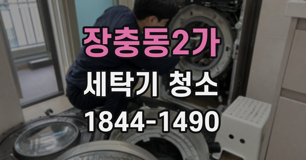 장충동2가 세탁기 청소