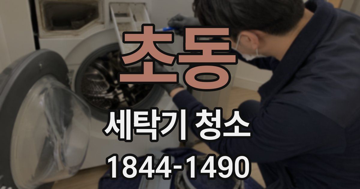 초동 세탁기 청소
