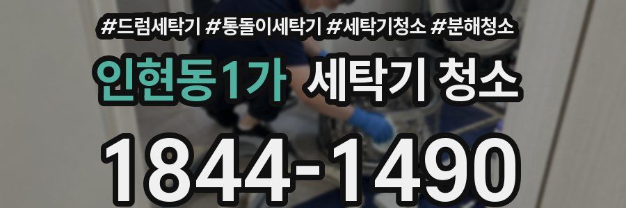 인현동1가 세탁기 청소