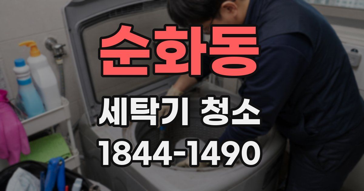 순화동 세탁기 청소